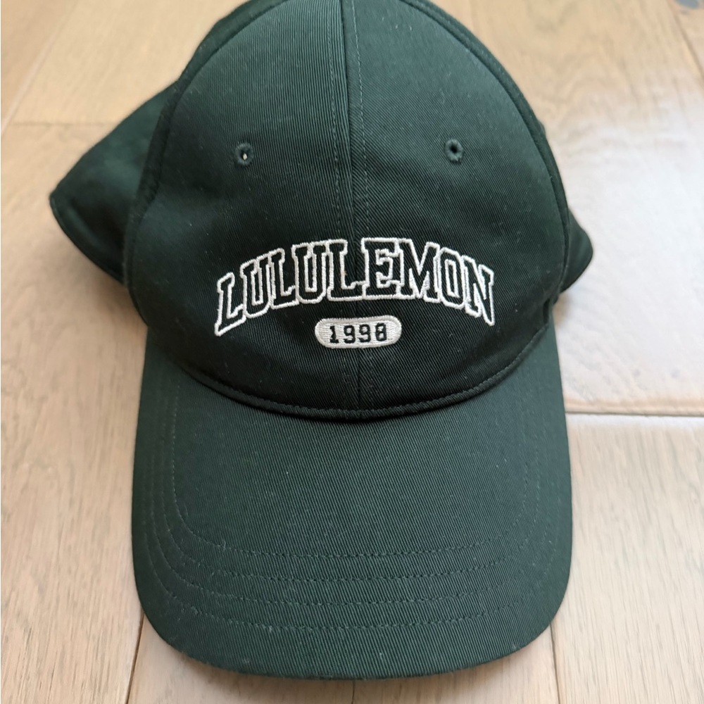 lululemon athletica Forest Green Baseball Cap with White Logo